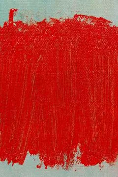 Abstract creative background: red stain of colored primer when toning the can Stock Photos