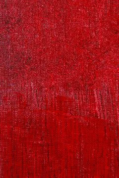 Abstract creative background: red stain of colored primer when toning the can Stock Photos