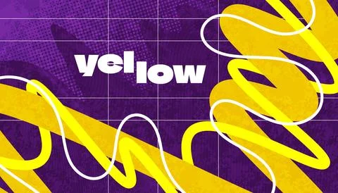 Abstract Creative Background with Wavy Lines, Halftones and Texture Effects Illustrazione stock