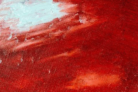 Abstract creative background: white and red blurred stains of colored primer  Stock Photos