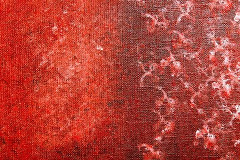 Abstract creative background: white and red blurred stains of colored primer  Stock Photos