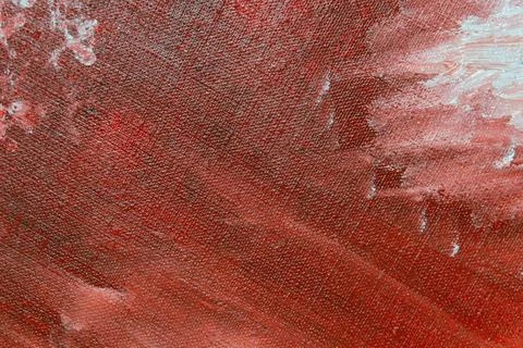 Abstract creative background: white and red blurred stains of colored primer  Stock Photos