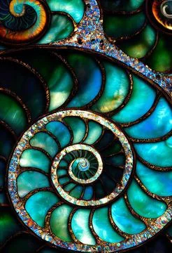 Abstract creative blue pearl pattern 스톡 일러스트