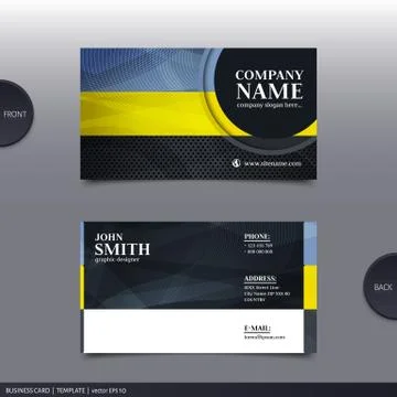 Abstract creative business card.  Vector. Stock Illustration