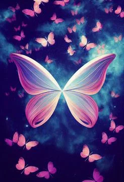 Abstract creative butterfly pattern 스톡 일러스트