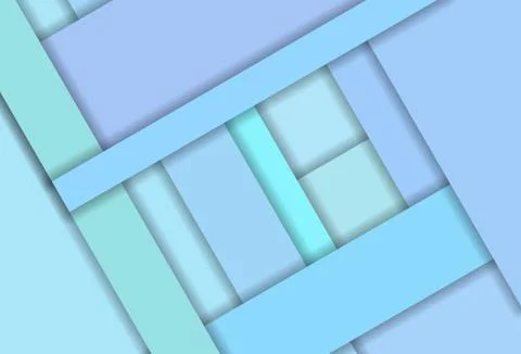 Abstract creative concept with thin lines with shadows Stock Illustration