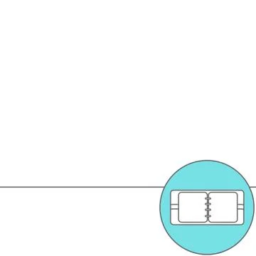 Abstract Creative concept vector background. Line icons flat design elements Stockillustratie