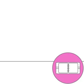 Abstract Creative concept vector background. Line icons flat design elements Illustrazione stock