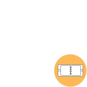 Abstract Creative concept vector background. Line icons flat design elements Stockillustratie