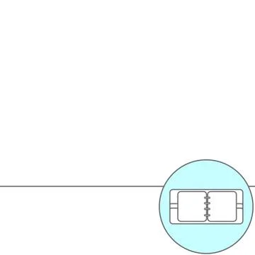 Abstract Creative concept vector background. Line icons flat design elements Stockillustratie