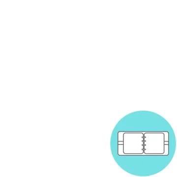 Abstract Creative concept vector background. Line icons flat design elements Illustrazione stock