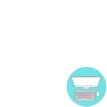 Abstract Creative concept vector background. Line icons flat design elements イラスト素材