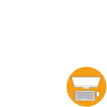 Abstract Creative concept vector background. Line icons flat design elements 스톡 일러스트