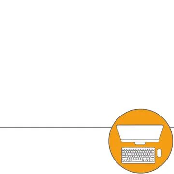 Abstract Creative concept vector background. Line icons flat design elements Stockillustratie