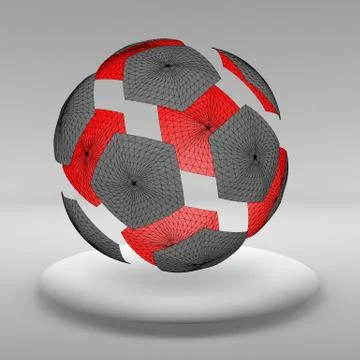 Abstract Creative concept vector background of geometric shapes the lines c.. Illustrazione stock