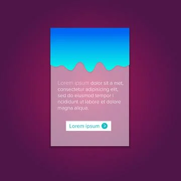 Abstract creative concept vector form interface Stock Illustration