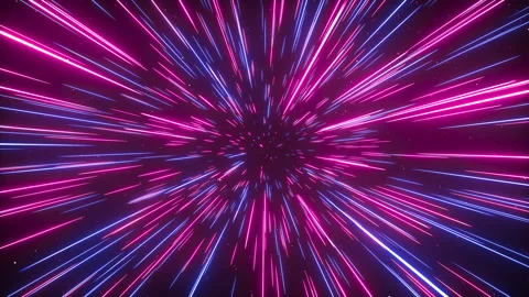 Abstract creative cosmic background. Fast travel, hyper jump, space flight Stock Footage 139429041