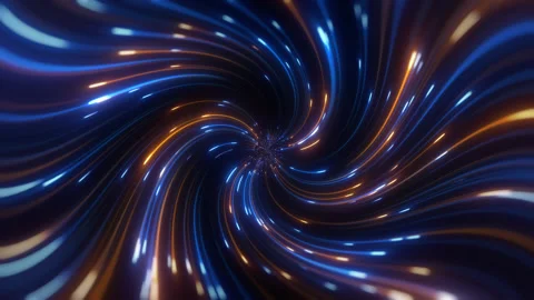 Abstract creative cosmic background. Fast travel, hyper jump, bright twirl Stock Footage 142144602