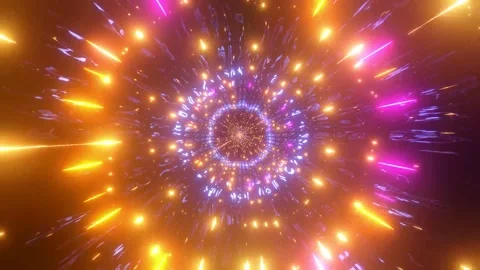 Abstract creative cosmic background High Speed 3D Stock Footage 253268075