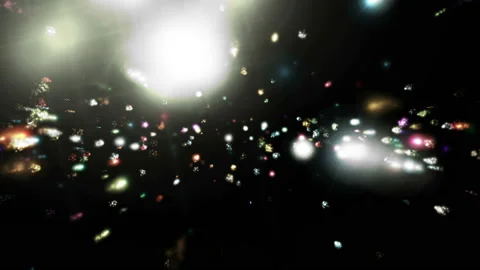 Abstract creative cosmic background. Hyper jump into another galaxy. Speed of Stock Footage 106853158