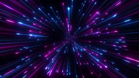 Abstract creative cosmic background. Hyper jump, fast travel Stock Footage 141007386