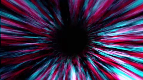 Abstract creative cosmic background. Hyper jump into another galaxy. Speed of Stock Footage 142766340