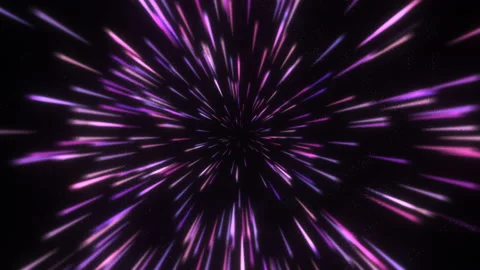 Abstract creative cosmic background. Space Travel Through Stars Trails Pink-Blue Stock Footage 149754266