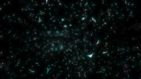 Abstract creative cosmic background. Speed of light, neon glowing rays in motion Stock Footage 111908432