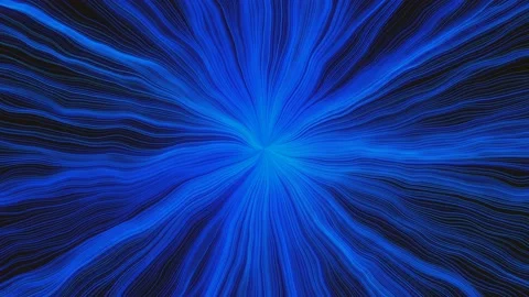 Abstract Creative Cosmic Loop, Blue Abstract Vj Loop, 3D Rendered Seamless Loop Video stock 166090309