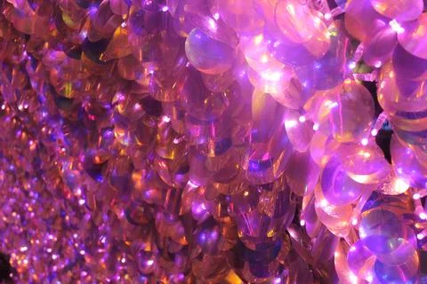 Abstract creative decor round pink scales defocus 写真素材