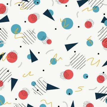 Abstract creative design of geometric minimal grunge drawn background. Stock-Illustration