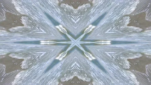 Abstract creative element from wave sea make visual effect looping Stock Footage 221985314