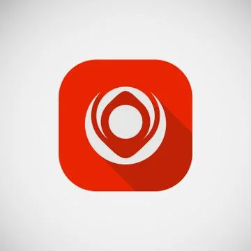 Abstract creative flst icon eps Stock Illustration