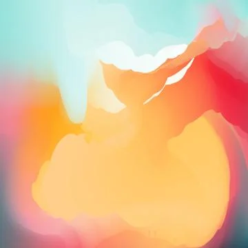 Abstract Creative Fluid multicolored blurred background Stock-Illustration