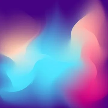 Abstract Creative Fluid multicolored blurred background Stock Illustration