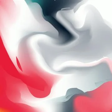 Abstract Creative Fluid multicolored blurred background Stock Illustration