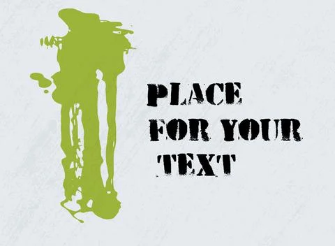 Abstract creative header. Hand Drawn ink texture. Stock Illustration