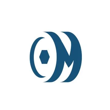 Abstract creative Letter M initial logo design vector template Stock Illustration