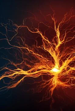 Abstract creative lighting pattern Illustrazione stock