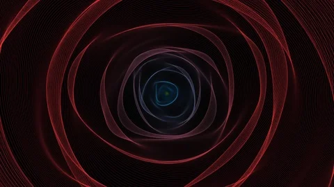 Abstract creative line waves, wavy dynamic pattern. Curve, curvy energy network  Stock Footage 123862841