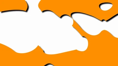 Abstract creative like liquid shape in cartoon style, 3d render computer Stock Footage 112002972