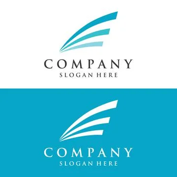 Abstract creative Logo template elements are universal, can be used for bus.. Illustrazione stock