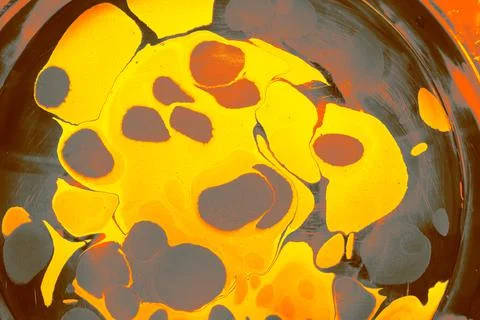 Abstract creative marble pattern with spots. Traditional art of Ebru marbling Illustrazione stock