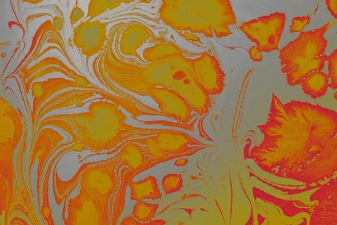 Abstract creative marble pattern with spots. Traditional art of Ebru marbling Stock Illustration