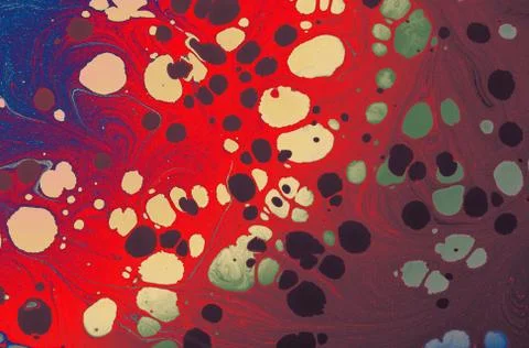 Abstract creative marble pattern texture. Traditional art of Ebru marbling. Illustrazione stock