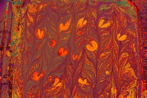 Abstract creative marble pattern texture. Traditional art of Ebru marbling. Illustrazione stock