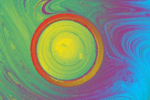 Abstract creative marble pattern texture. Traditional art of Ebru marbling 스톡 일러스트