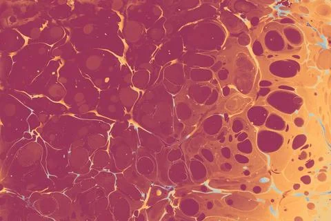 Abstract creative marble pattern texture. Traditional art of Ebru marbling Illustrazione stock