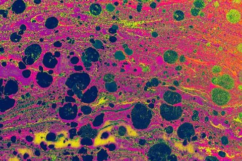 Abstract creative marble pattern texture. Traditional art of Ebru marbling Stockillustratie