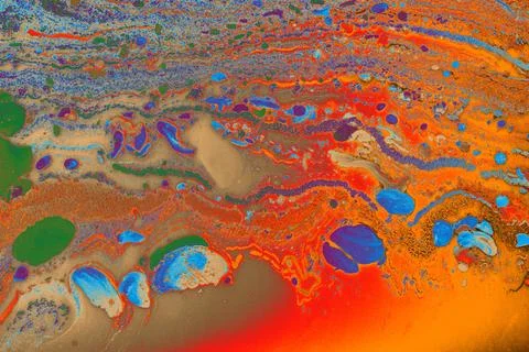 Abstract creative marble pattern texture. Traditional art of Ebru marbling Illustrazione stock